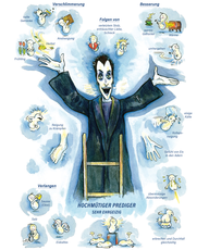 Arzneimittelbild Veratrum album. Hochmütiger Prediger