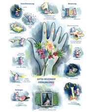 Arzneimittelbild Mezereum. Giftig, reizender Frühlingsbote