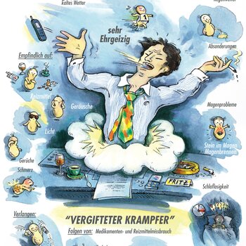 Arzneimittelbild Nux vomica. Vergifteter Krampfer. | © Sven Hartmann