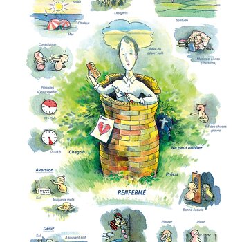 Tableaux médicaux Natrium muriaticum. Renfermé.