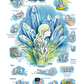 Tableaux médicaux Silicea. Dur, fragile, doux