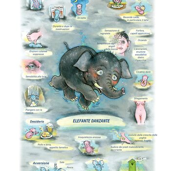 Quadro farmacologico Graphites. Elefante danzante.