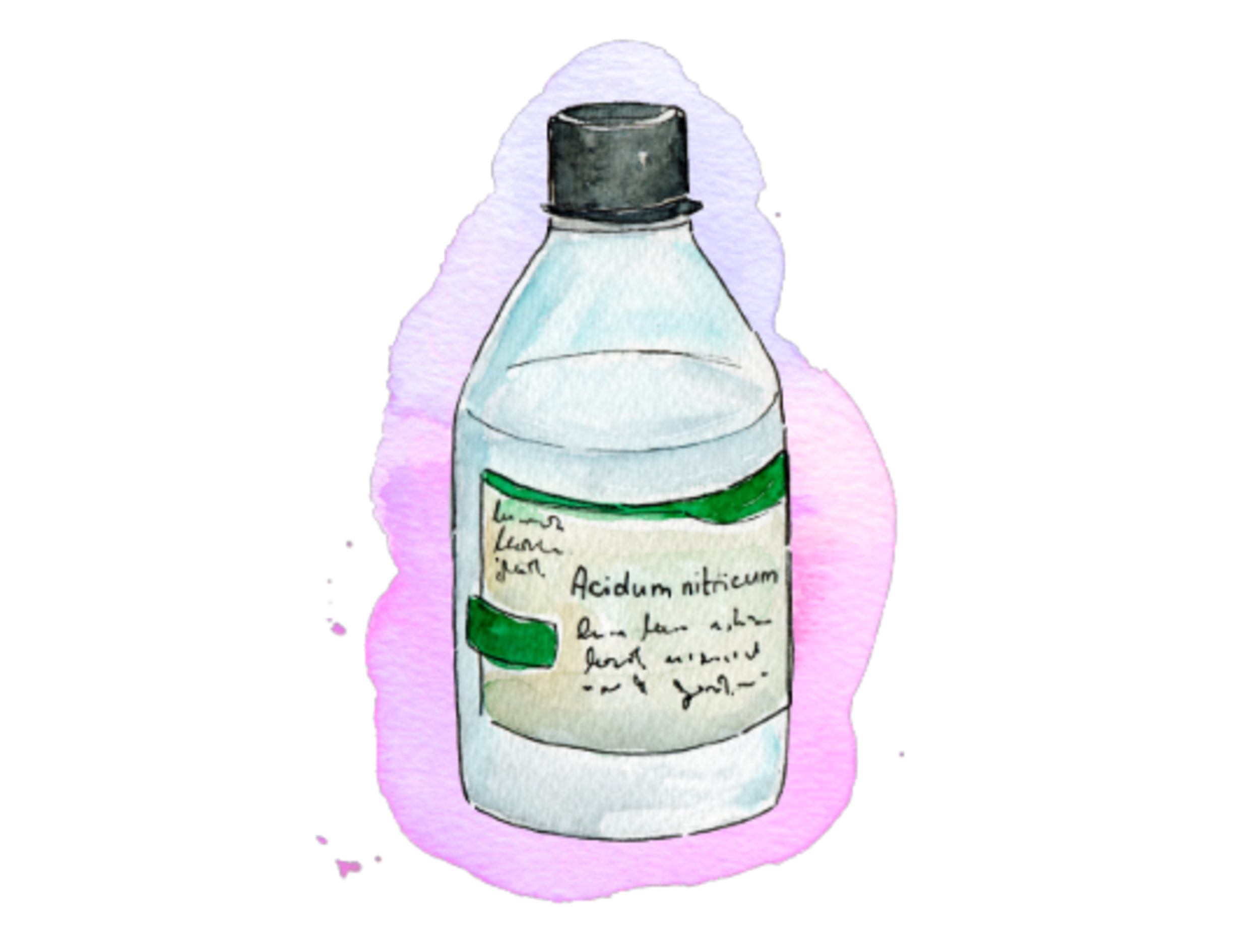 Illustration Acidum nitricum