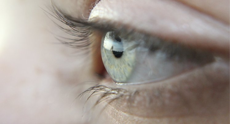 Eine Wimper kann z.B. ein Fremdkörpergefühl im Auge auslösen. | © Max Muselmann via Unsplash