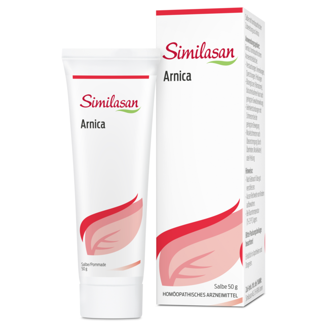 Verpackung und Tube Similasan Arnica Salbe
